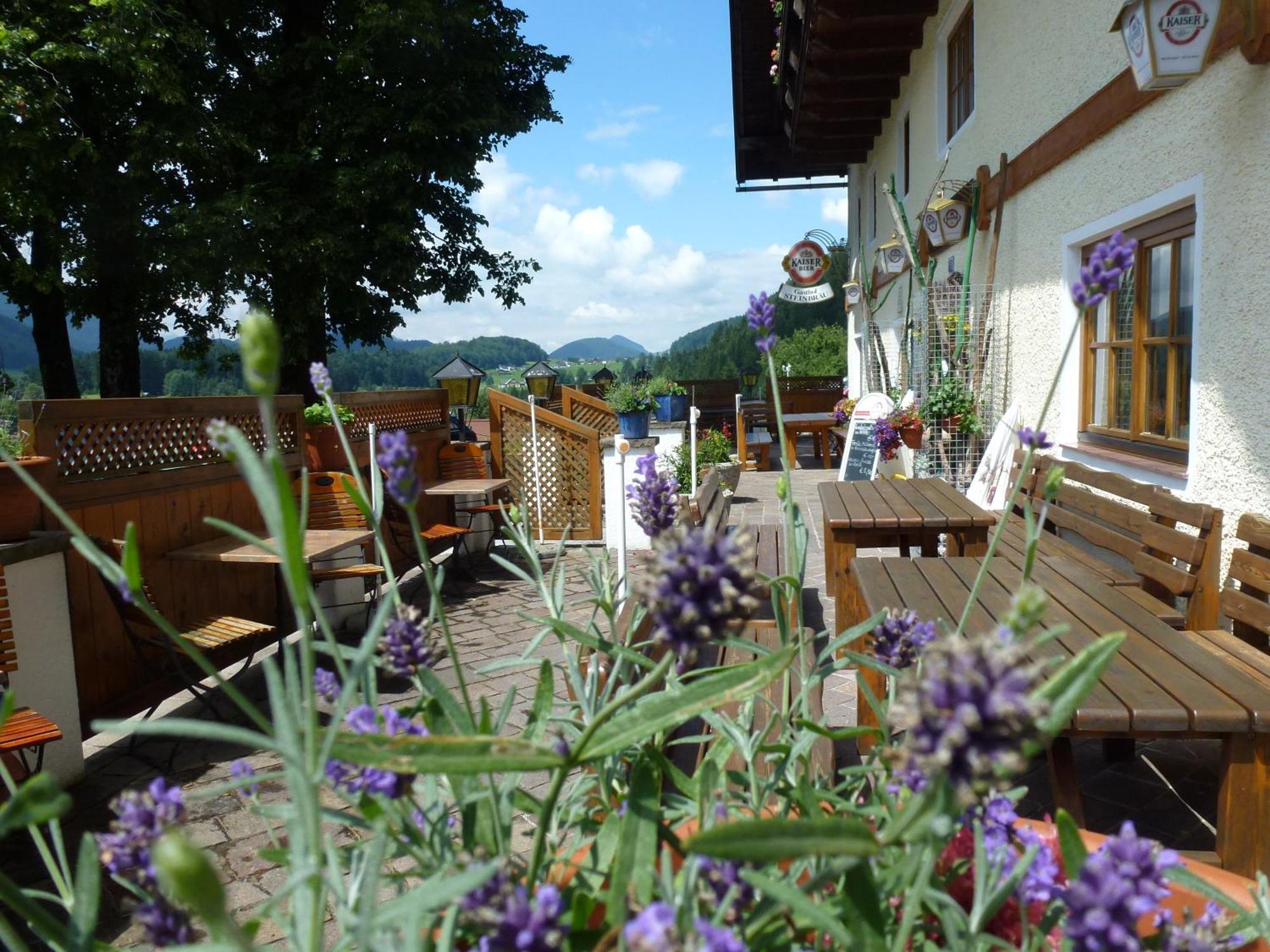 Gasthof Steinbräu Faistenau Exterior foto